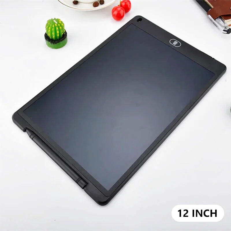 12Inch LCD Drawing Tablet for Children Writing Learning Pad Portable Color Electronic Graphic Board Art Tool Gifts for Kids