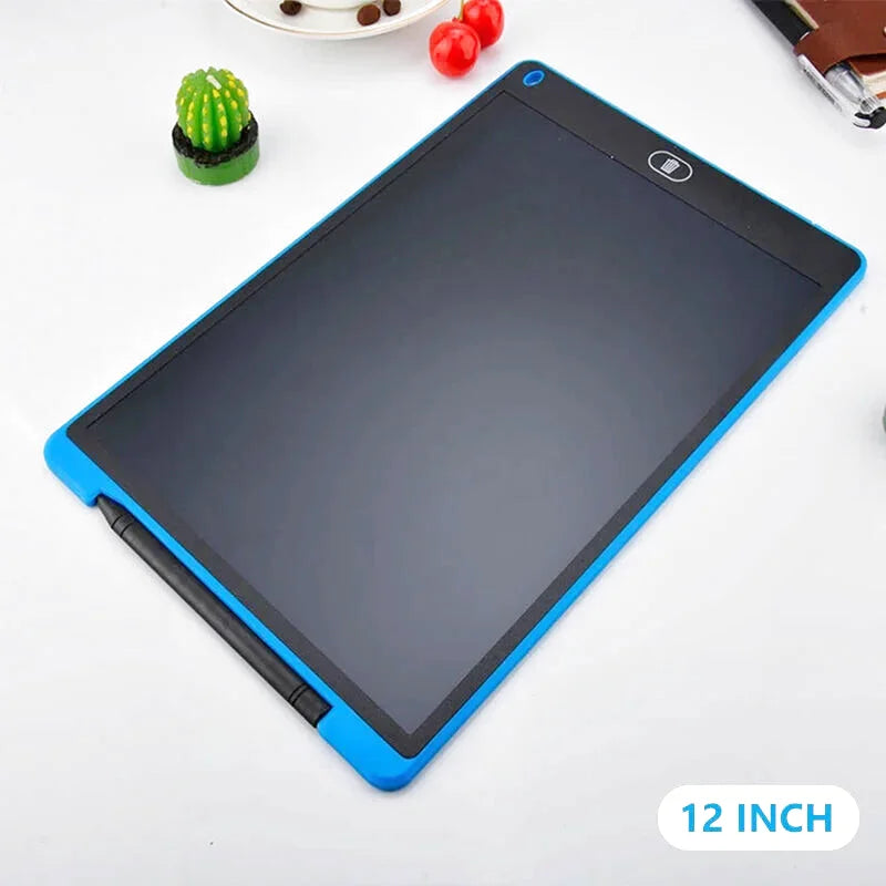 12Inch LCD Drawing Tablet for Children Writing Learning Pad Portable Color Electronic Graphic Board Art Tool Gifts for Kids