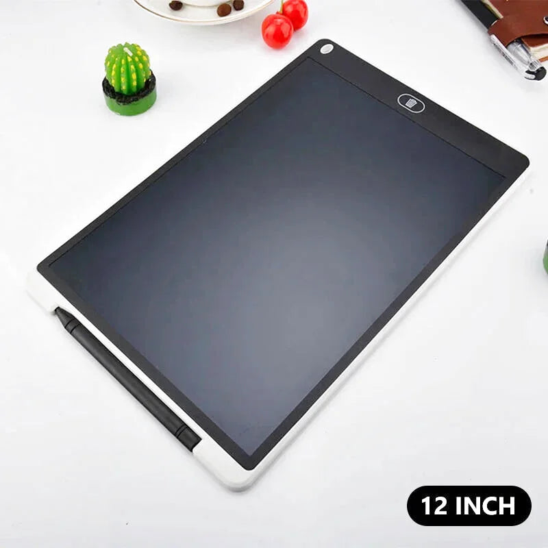 12Inch LCD Drawing Tablet for Children Writing Learning Pad Portable Color Electronic Graphic Board Art Tool Gifts for Kids